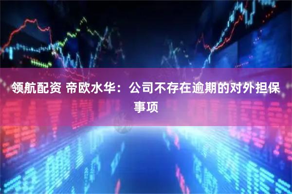 领航配资 帝欧水华：公司不存在逾期的对外担保事项